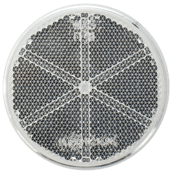 Reflector redondo autoadhesivo blanco WAŚ Reflector 61mm