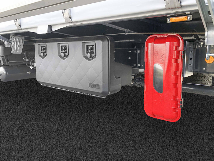 Caja extintor 6kg DAKEN 82500 STRIKE 600x287x220mm rojo