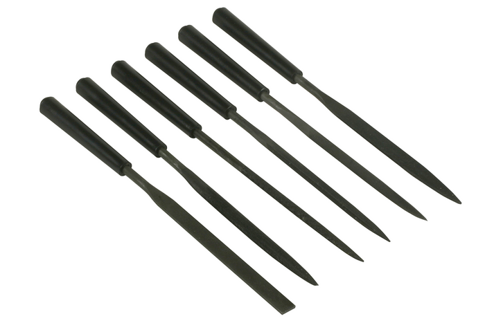 Juego de seis limas de aguja STANLEY 0-22-500, longitud 160 mm