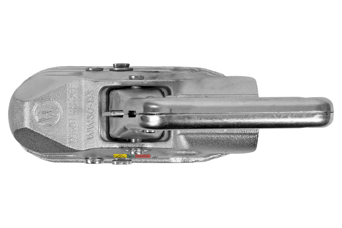 Enganche de bola WINTERHOFF WW 30-D3-K1212 para remolque de 3000 kg con barra de tiro de tubo de 50-51 mm, hierro fundido.