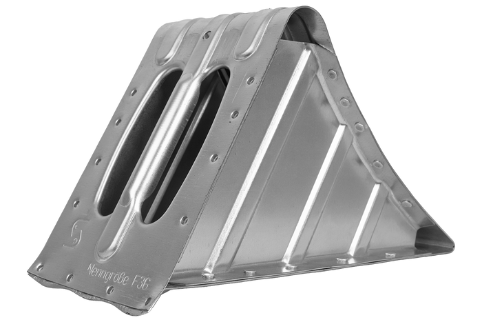 Calzo para ruedas KNOTT G36, altura: 150 mm, metal.