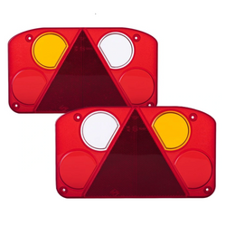 Cubiertas para luces traseras HORPOL KZT 871+KZT 873, 6 funciones, izquierda y derecha.