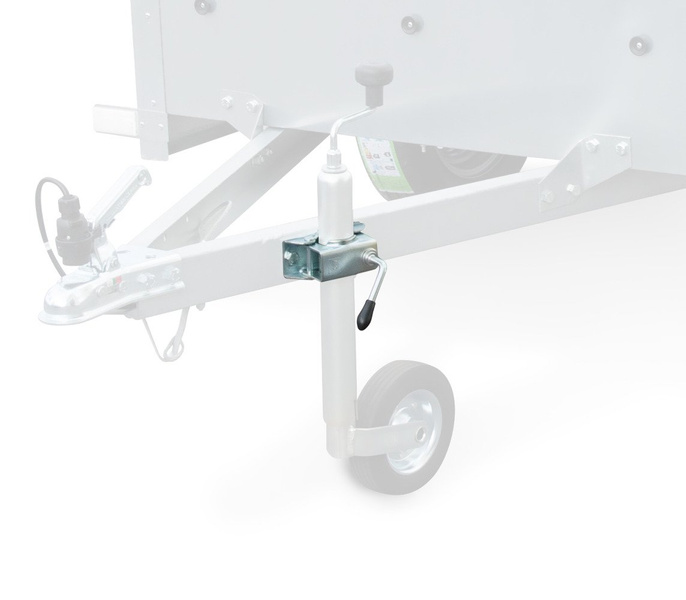 Abrazadera para rueda jockey 48 Winterhoff