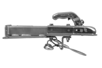 Enganche de bola KNOTT KQ14-A+KZE7.5 para remolque de 1400 kg con barra de tiro tipo V.