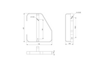 Marco lateral metálico para faros de esquina HORPOL TRM00936 derecho