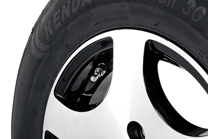 Rueda reforzada para remolque NEUMÁTICO KENDA 165/80 R13C 96/94N ALU RIM STARCO pulido 5Jx13"H2 4X100 ET:30