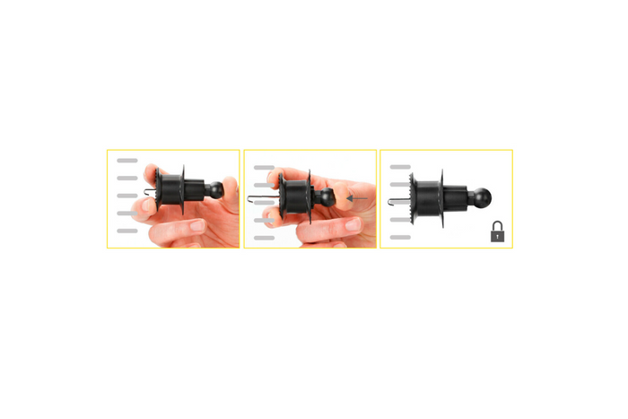 Soporte de teléfono Graviton LAMP para la rejilla de ventilación