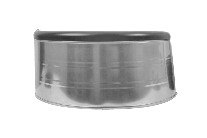 Guardabarros doble para remolque de 15-16", paso de rueda DOMAR DK7120 de 880/400 mm, metálico con borde de goma.