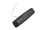 Luz de posición LED oscura FRISTOM FT-079, blanca universal
