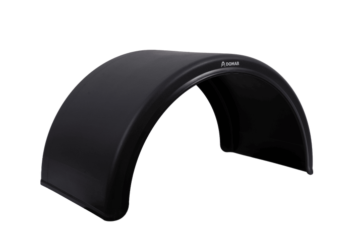Guardabarros doble para remolque de 15-17,5" DOMAR DK1520, paso de rueda de 860/450 mm