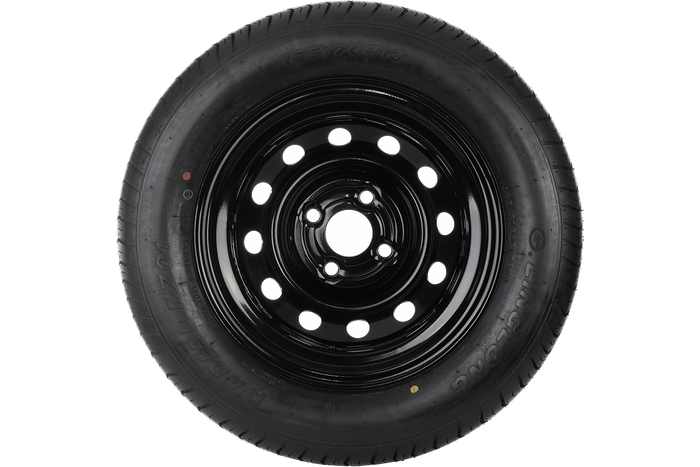 Rueda de remolque NEUMÁTICO LINGLONG 165/70 R13 79N UNITRAILER RIM negro 4Jx13"H2 4x100 ET:30