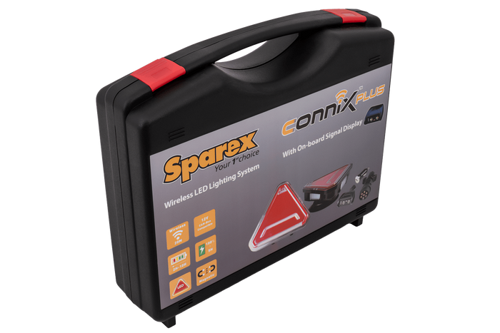 SPAREX CONNIX PLUS S.162710 Luces traseras LED 6 funciones izquierda+derecha, inalámbricas, magnéticas