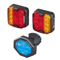 Luces traseras LED ProPlus de 13 pines, 4 funciones (izquierda + derecha), magnéticas, Bluetooth.