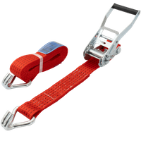 Cinta transportadora UNITRAILER roja de 4 m/50 mm/5 t con tensor