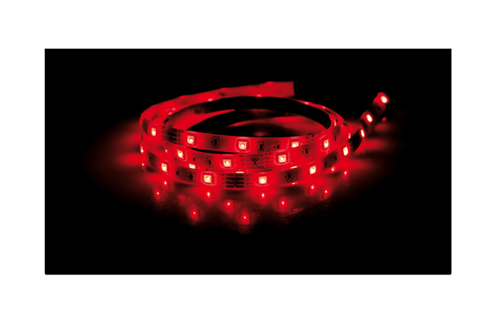 Tira de LED RGB con cinta autoadhesiva LÁMPARA 12/24V 200 cm