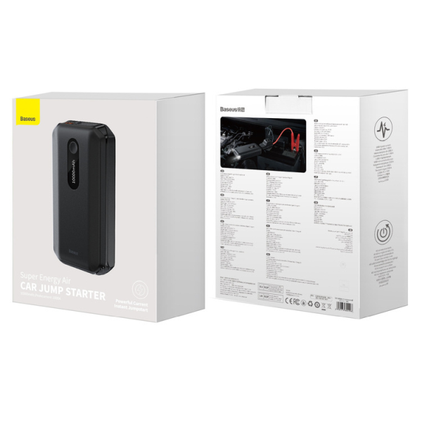 Banco de energía de arranque BASEUS Super Energy Air Power Bank 10000mAh con función de arranque de 12V