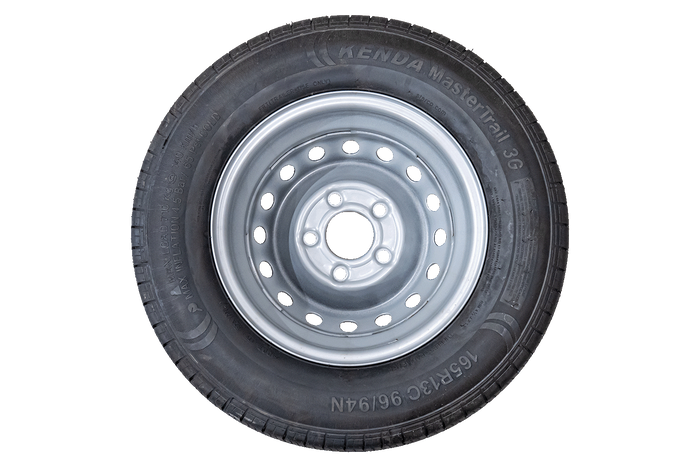 OUTLET Rueda reforzada para remolque Neumático KENDA 165/80 R13C 96/94N Llanta KENDA 4.5Jx13"H2 5x112 ET:30