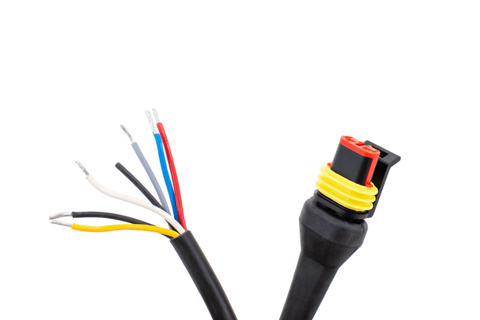 Luz trasera LED WAŚ W150DD universal con 6 funciones