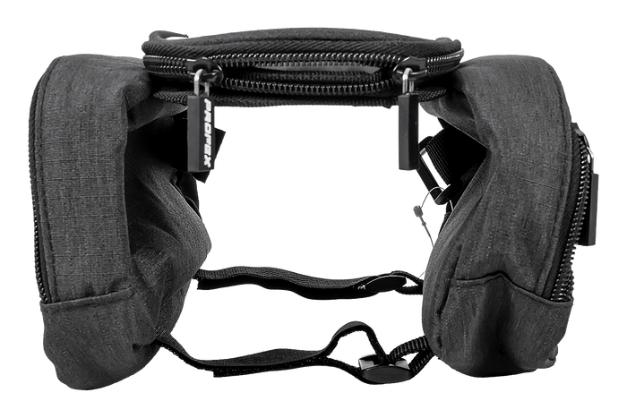 Bolsa para cuadro de bicicleta PROFEX 93015 con 2 bolsillos y funda para teléfono