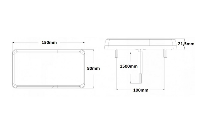 Luces traseras LED KAMAR L2295-Z 4 funciones izquierda + derecha