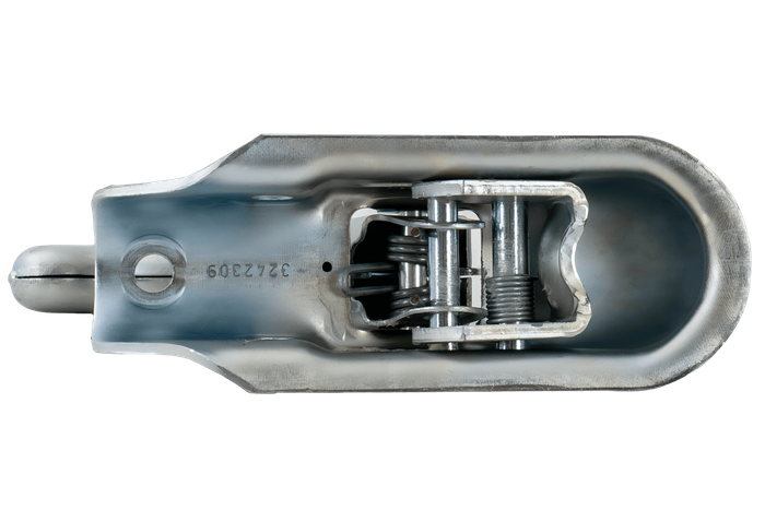 Enganche de bola KNOTT KK14-B para remolque de 1400kg con lanza tubular de 45mm