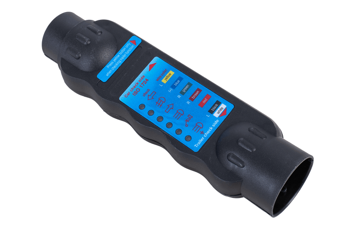 Comprobador de enchufes de remolque de 7 pines