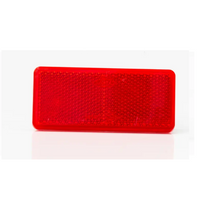 Reflector rectangular rojo FRISTOM DOB-035C de 90x40 mm