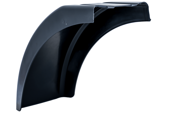 Medio guardabarros para remolque DOMAR DR1012202 paso de rueda 384/200mm izquierdo