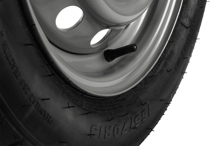 Rueda de remolque NEUMÁTICO LEAO 165/70 R13 79N LLANTA UNITRAILER 4Jx13"H2 4x100 ET:30