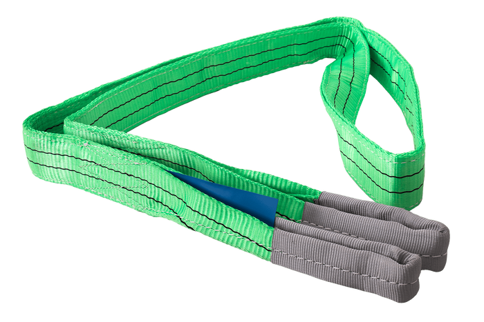 Correa de elevación HEFFA de 3 m/60 mm/2 t con presillas