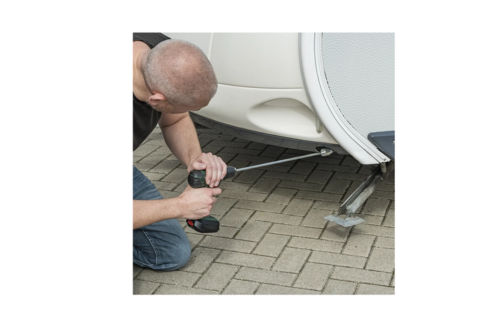 Extensión de soporte ProPlus 360029 para remolque portacontenedores de 440 mm y 19 mm.