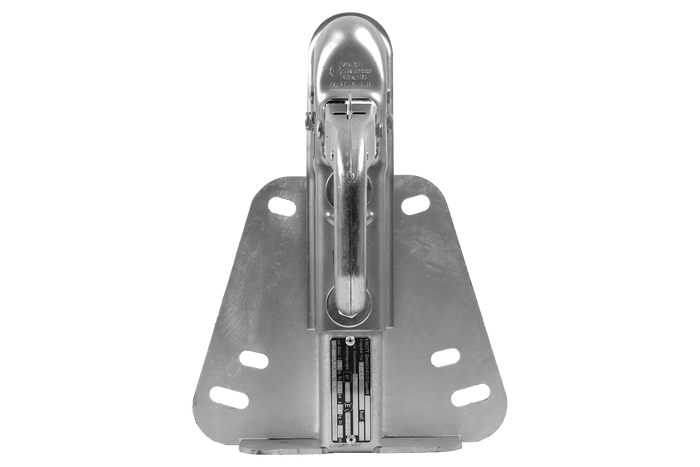 Enganche de bola KNOTT K7.5-H+KZE7.5 para remolque de 750 kg con barra de tiro tipo V.