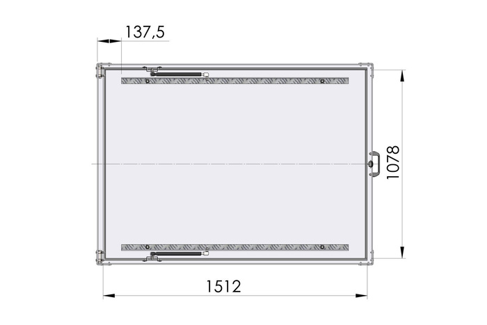 Cubierta remolque UNITRAILER GARDEN TRAILER 150 KIPP con cilindros / cerradura con llave