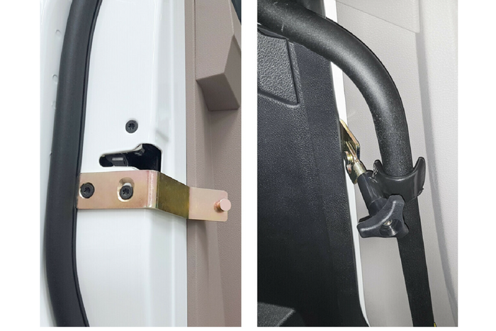 Cerraduras adicionales para puertas de cabina LAMP 97934 para camiones DAF