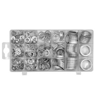Juego de arandelas de aluminio YATO YT-068652, 450 piezas.