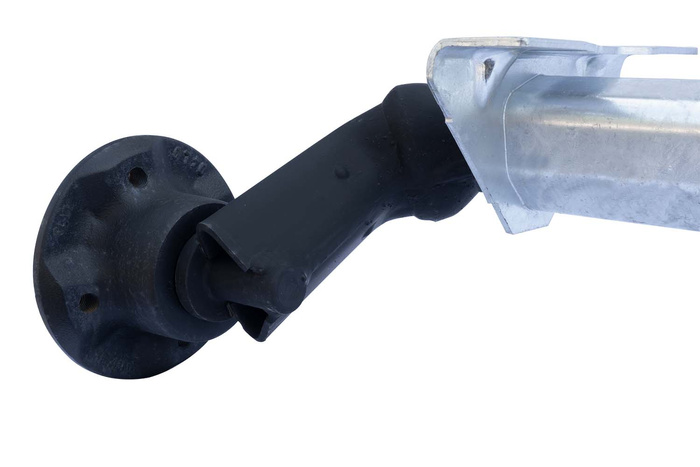 AL-KO OPTIMA eje sin freno para remolque 750kg 1240mm 1630mm 4x100