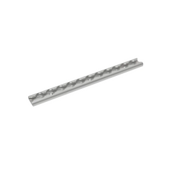 Riel de carga para aerolíneas ProPlus 342172, riel de carga de aluminio, 30 cm