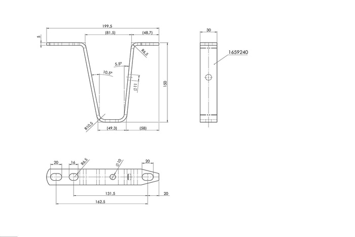 Soporte de la lanza AL-KO H=150