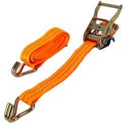 Cinta transportadora UNITRAILER de 2 m/35 mm/2 t de color naranja con tensor