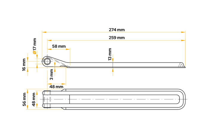 Bisagra lateral remolque UNITRAILER BSCH 10-270