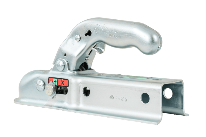 Enganche de bola KNOTT K7.5-G para remolque de 750 kg con barra de tiro cuadrada de 45 mm