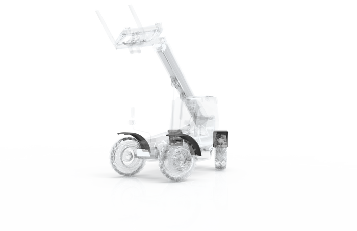 Guardabarros para maquinaria agrícola 16-24" DOMAR T10120 paso de rueda 960/355mm