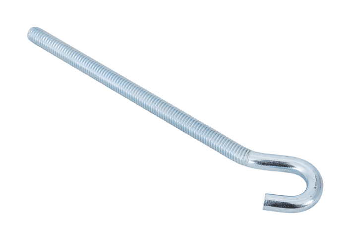 Gancho de construcción DROMET HZ M6x120 con extremo abierto (curvado)