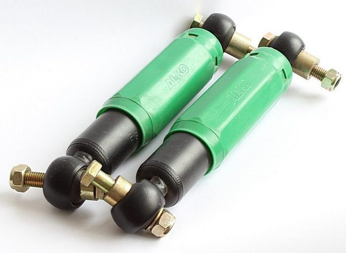 Conjunto: 2 amortiguadores AL-KO Octagon 900 -1600 kg verdes