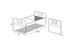 LAMPA Shop&amp;Store Organizador de coche plegable tipo cesta para maletero 50x33cm