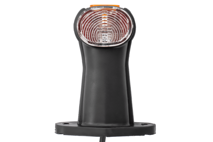 Juego de dos lámparas de señalización universales ASPÖCK SUPERPOINT II sobre brazo de goma