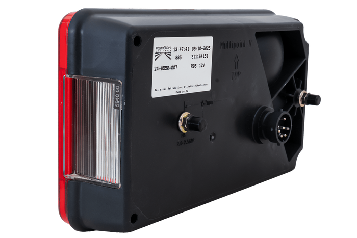 ASPÖCK Luz trasera Multipoint V, 7 funciones, izquierda