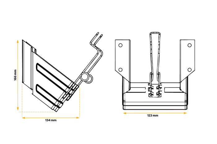 Soporte de montaje LOKHEN para calzo de rueda E36