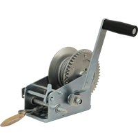 Cabrestante manual KNOTT 6X0017.008 para remolque de 900 kg con cable de acero