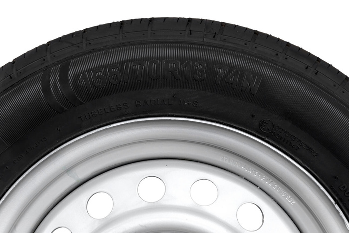 Rueda remolque NEUMÁTICOS KENDA 155/70 R13 74N STARCO LLANTA 4Jx13"H2 4x100 ET:30